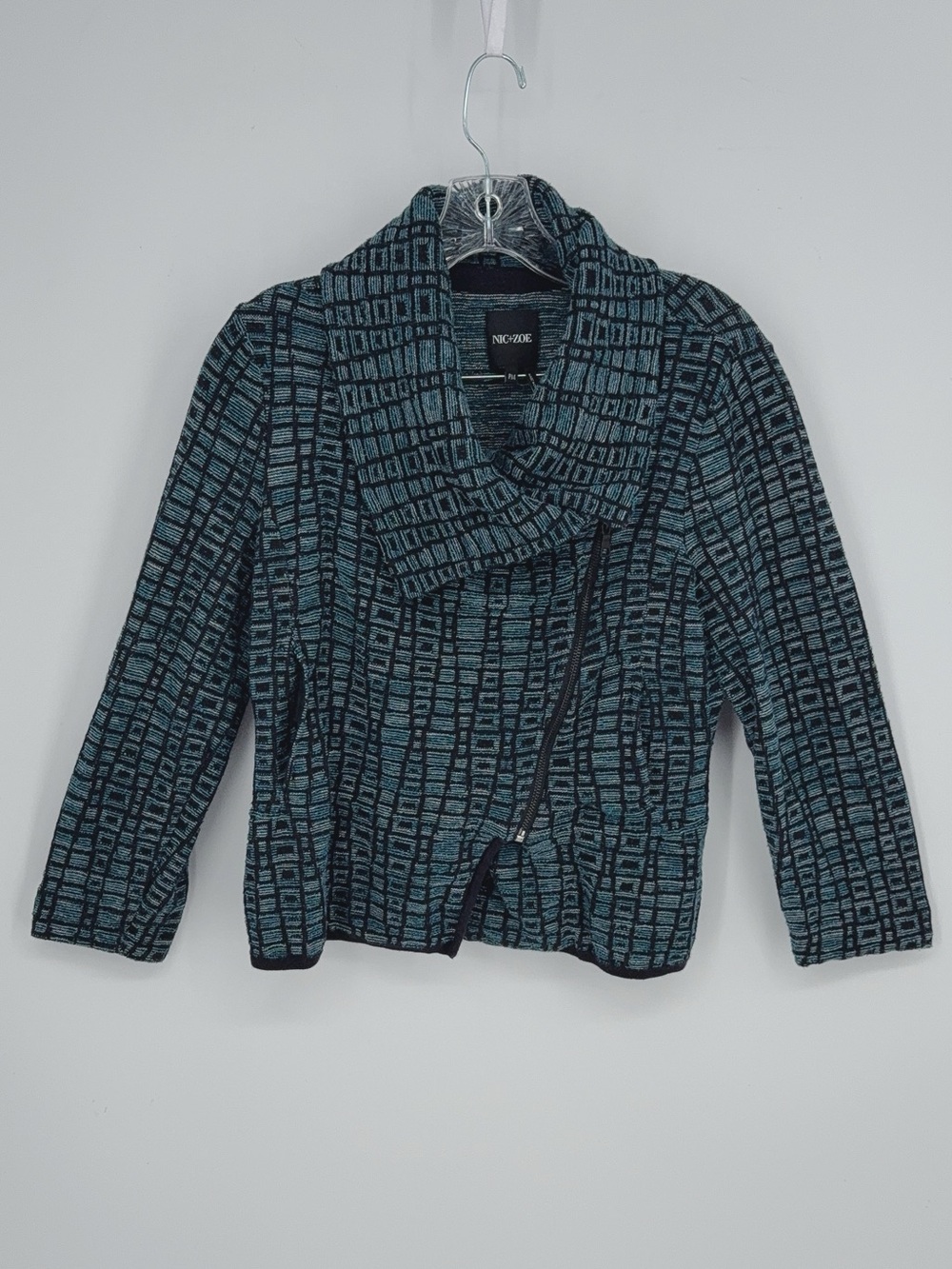 NIC+ZOE Tweed Jacket asymmetrical